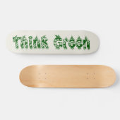 Skateboard "Pensez Vert" (Horz)