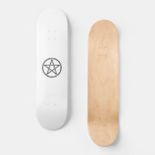 Skateboard Pentacle Wiccan (Pentagramme) (Recto)