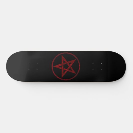 Skateboard Pentagram Red Devil (Horz)