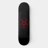 Skateboard Pentagram Red Devil (Recto)