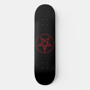 Skateboard Pentagram Red Devil