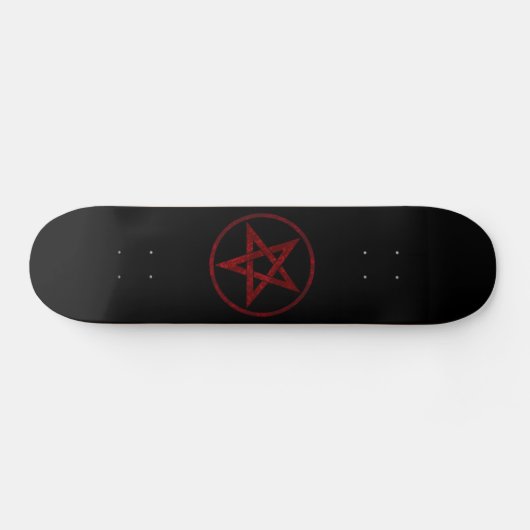 Skateboard Pentagram Red Devil (Horz)