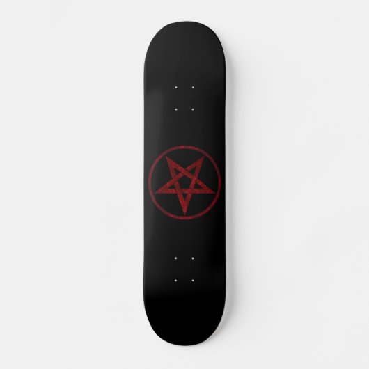 Skateboard Pentagram Red Devil (Recto)