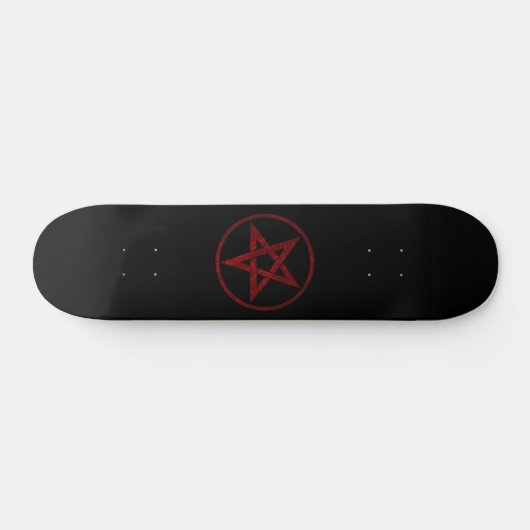 Skateboard Pentagram Red Devil (Horz)