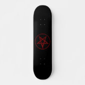 Skateboard Pentagram Red Devil (Devant)