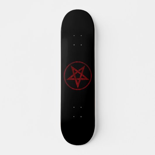 Skateboard Pentagram Red Devil (Devant)