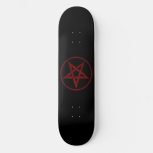 Skateboard Pentagram Red Devil