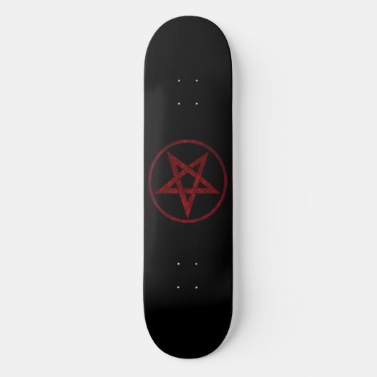 Skateboard Pentagram Red Devil (Recto)