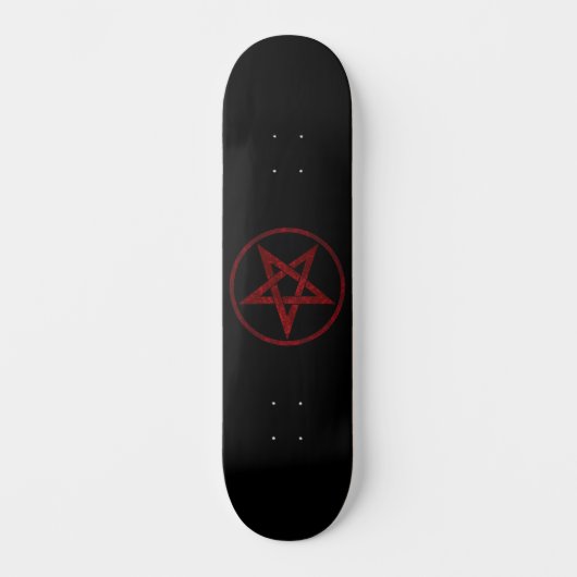 Skateboard Pentagram Red Devil (Recto)