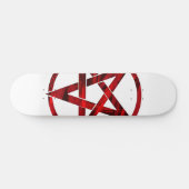 Skateboard Pentagram Red Devil (Horz)