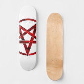 Skateboard Pentagram Red Devil (Recto)