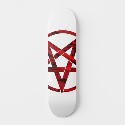 Skateboard Pentagram Red Devil (Recto)