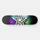 Skateboard pentagramme du Wiccan (Horz)