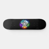 Skateboard pentagramme du Wiccan (Horz)