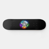 Skateboard pentagramme du Wiccan (Horz)