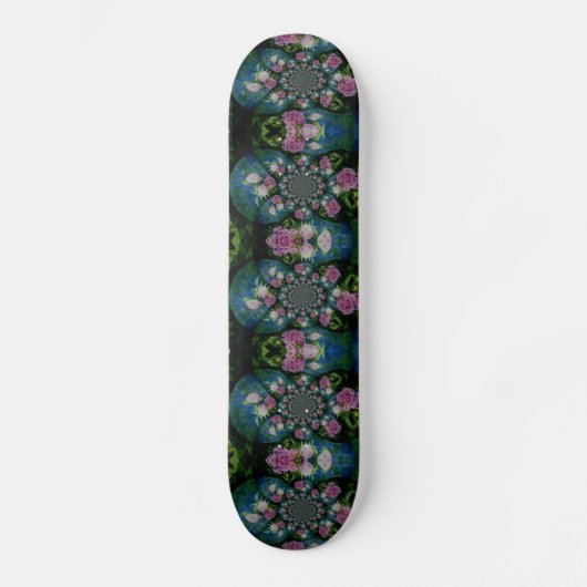 Skateboard Peony Mandala (Recto)