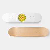 Skateboard Père Noël Fe Nouveau-Mexique (Horz)