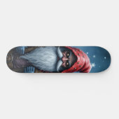 Skateboard Père Noël Frostbite et son elfe de malice. (Horz)