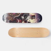 Skateboard Père Noël/Reindeer steampunk Noël/hiver (Horz)