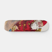 Skateboard Père Noël vintage (Horz)