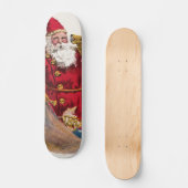 Skateboard Père Noël vintage (Recto)