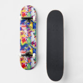 Skateboard Perroquets d'aquarelle (Recto)