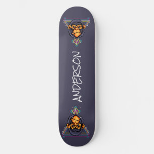 skateboard Personalized Angry Gorilla Head Sacred