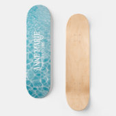 Skateboard Personalized Aquatic Pool Reflections (Recto)