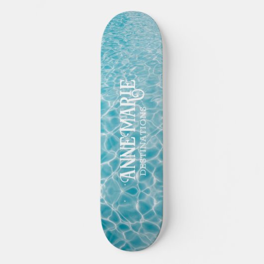 Skateboard Personalized Aquatic Pool Reflections (Recto)