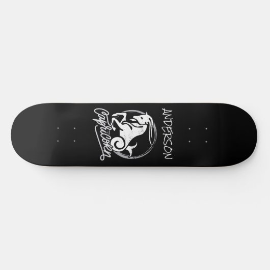 skateboard Personalized Capricorn Zodiac (Horizontaal)