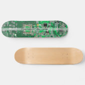 Skateboard Personalized Green PCB Circuit Board for IT Pros (Horz)