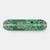 Skateboard Personalized Green PCB Circuit Board for IT Pros (Horz)