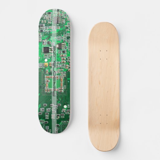 Skateboard Personalized Green PCB Circuit Board for IT Pros (Recto)