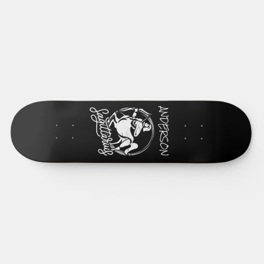 skateboard Personalized Zodiac Sagittarius (Horizontaal)