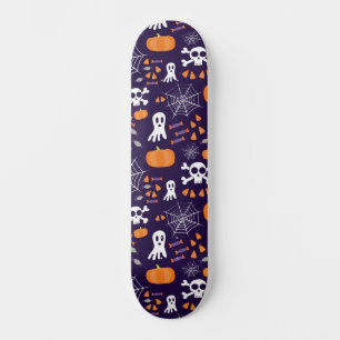 Skateboard Personnages amusants et effrayants d'Halloween