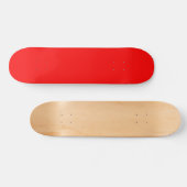 Skateboard Personnalisable en rouge (Horz)