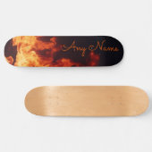 Skateboard personnalisé avec conception Flames (Horz)