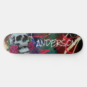 Skateboard Personnalisé Blue Skull (Horz)
