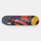 Skateboard Personnalisé Graffiti famille chien (Horz)