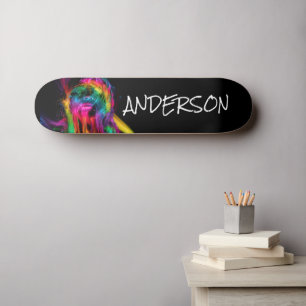 Skateboard Personnalisé Modernes lèvres arc-en-cie