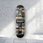 Skateboard Personnalisé Nom Cool Instagram tendance Collage p<br><div class="desc">Modern Instagram Photo Collage design pour skateboards : Personnalisez avec vos photos préférées ainsi que des messages avec des noms personnalisés et faites de ce cadeau d'anniversaire le plus cool jamais!</div>