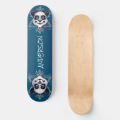 skateboard Personnalisé Panda Head Sacré Géométrie (Recto)
