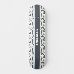 Skateboard personnalisé pour requins Requins aqu