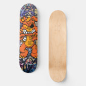 Skateboard personnalisé Teddy Zombie (Recto)