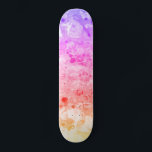 Skateboard Personnalisé tendance rose bleu pourpre vert moder<br><div class="desc">Custom Tendance Rose bleu violet vert moderne coloré Art Abstrait Blank Modèle skateboard.</div>