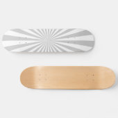 Skateboard Personnaliser classique Grey Burst Roue de rotatio (Horz)
