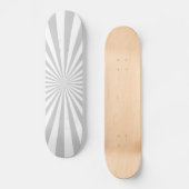 Skateboard Personnaliser classique Grey Burst Roue de rotatio (Recto)