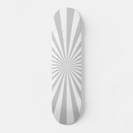 Skateboard Personnaliser classique Grey Burst Roue de rotatio (Recto)