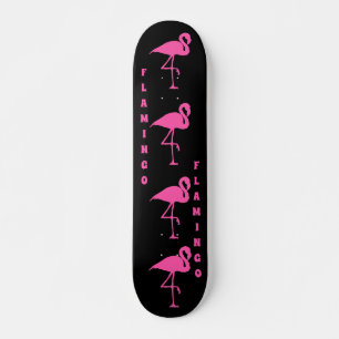 Skateboard Personnaliser Flamant rose rose