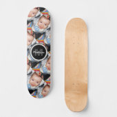 Skateboard Personnaliser Votre motif photo Monogram (Recto)